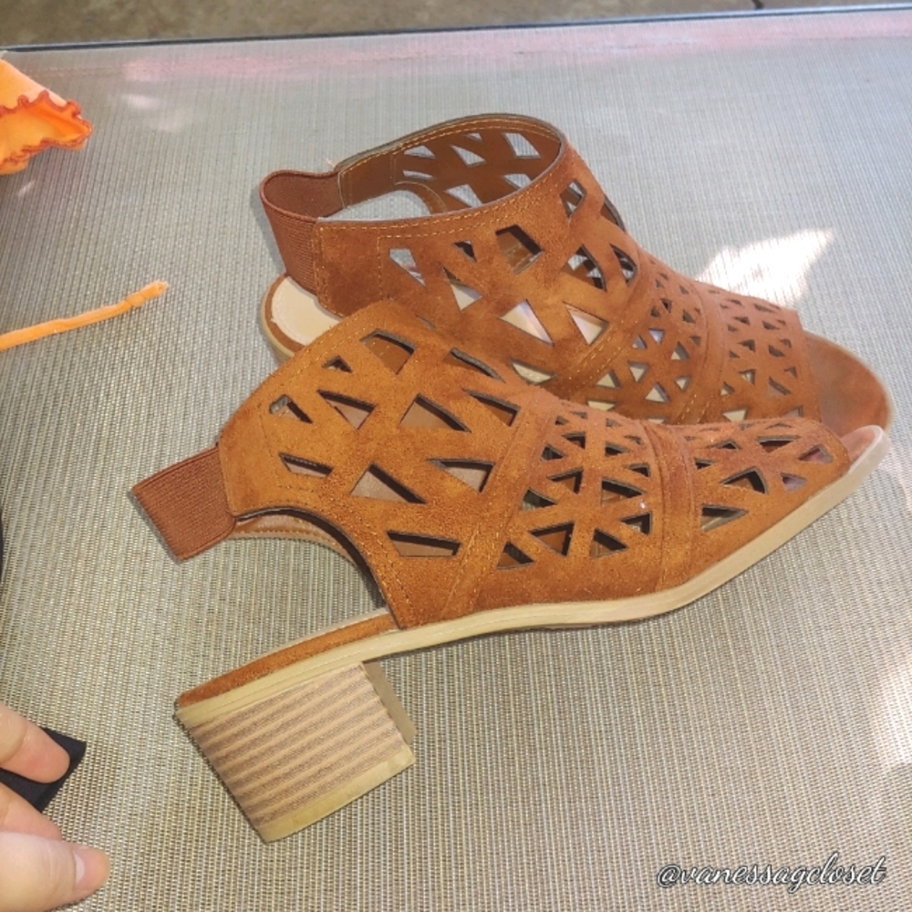 Brown Heel Sandals